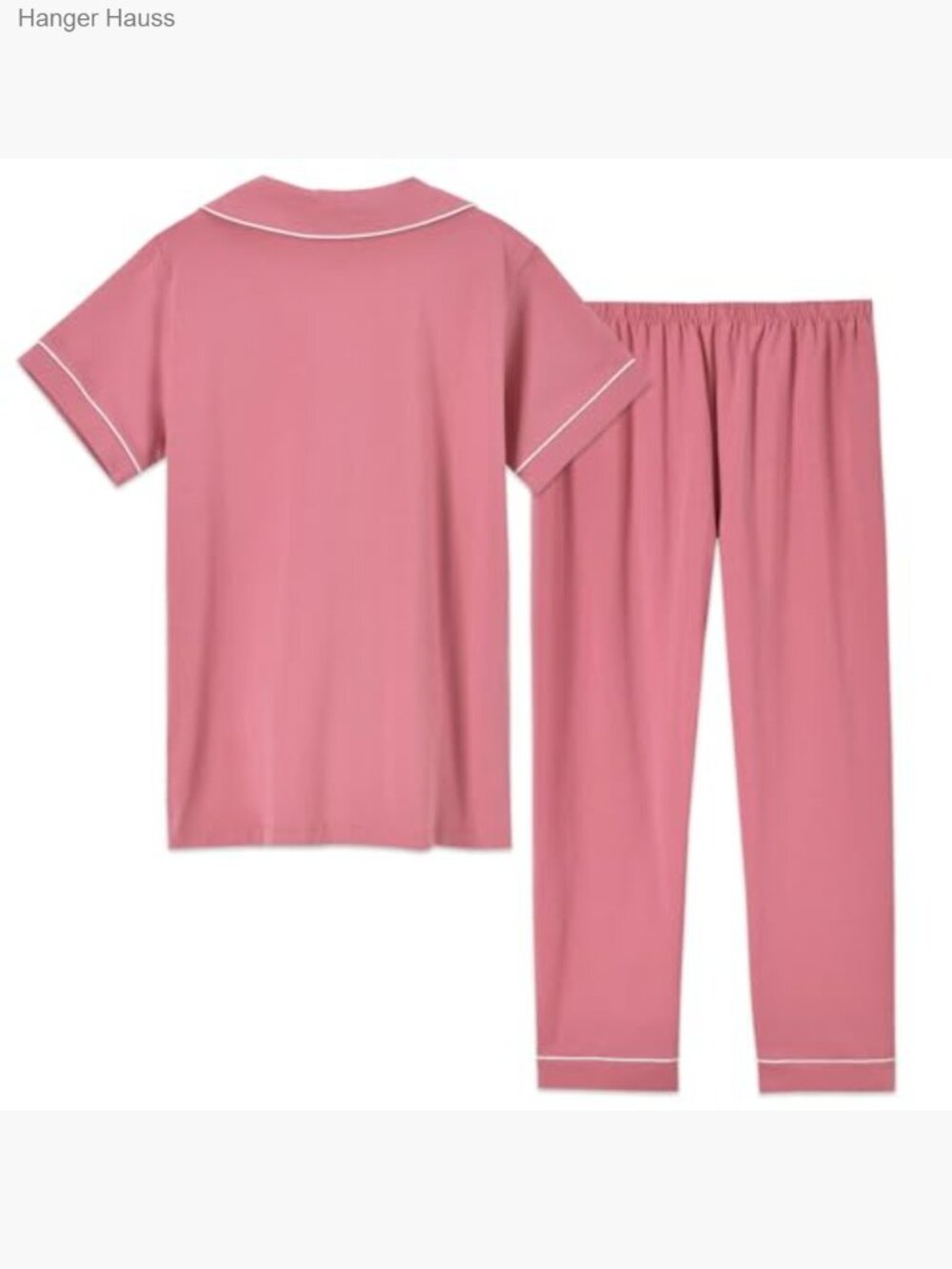 Kids Cotton Short Sleeve Button-Up Pajama Set 2-Piece Sleepwear - Picture 3 of 7